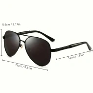 Ochelari de soare retro, pentru bărbați, TMTB722681 - Img 3