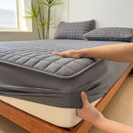 Protectie de saltea, cu elastic, model matlasat, impermeabila, PMFG58115