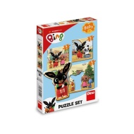 Puzzle 3 in 1, Bing si prietenii - DINO TOYS