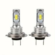 Set 2 Becuri cu LED pentru faruri, 6000K, faza lunga, faza scurta, ceata, PMRA17141