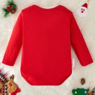 Body pentru bebelusi cu print Primul meu Craciun, cu maneca lunga, marime 3-6 luni, PMRM225274