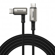 Cablu de date&Incarcare USB-C PD 3.1 Baseus Hammer, 100W (20V/5 Amperi), Transfer 4K HD, 1.5 Metri, Negru, PMCATPN-01