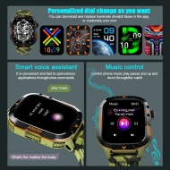 Ceas smartwatch sport, PMMD104806-NEGRU