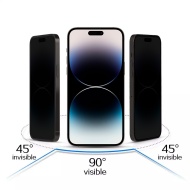 Folie Sticla Tempered Privacy Sticla pentru IPHONE 13/13 PRO Negru, MGPROB03574