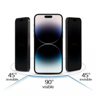 Folie Sticla Tempered Privacy Sticla pentru IPHONE 13/13 PRO Negru, MGPROB03574 - Img 4