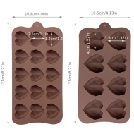 Forma din silicon pentru ciocolata, PMDR72687