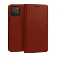 Husa pentru SAMSUNG GALAXY A22 4G, maro, (piele italiana originala)