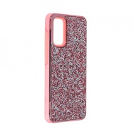 Husa pentru Samsung Galaxy S20 - Husa Luxury Glitter Diamond Roz