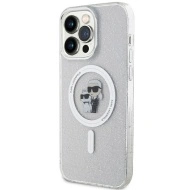Original Pouch KARL LAGERFELD hardcase Karl&Choupette Glitter MagSafe KLHMP14XHGKCNOT for Iphone 14 Pro Max transparent