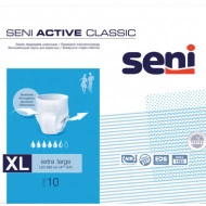 Scutece adulti Seni Active Classic , tip chilot, Extra Large, 10 buc - Img 2