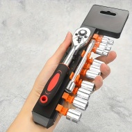 Set de 12 chei tubulare cu clichet de 1/4", PMPL126235