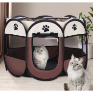 Tarc portabil, pliabil pentru catei sau pisici 74x74x4, PMKOJ02BR