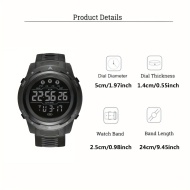 Ceas digital sport unisex cu lumină de noapte, alarma, cronometru, PMFC147703