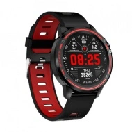 Ceas inteligent L8 Albastrutooth, smartwatch, ecran tactil, sport tracker fitness ,notificare apeluri si mesaje, aparat foto, pedometru compatibil cu iOS Android pentru copii barbati femei, L8, rosu - Img 4