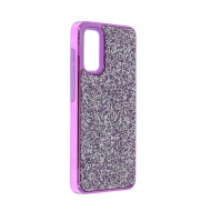 Husa pentru Samsung Galaxy S20 - Husa Luxury Glitter Diamond Mov