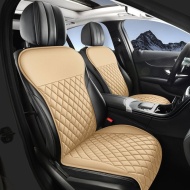 Husă pentru scaun auto față din piele ecologică – 130x50 cm, model elegant, TMDW706296