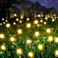 Set 10 Lumini Solare LED pentru Exterior – Lumină Multicoloră, Rezistente la Apă, Montaj Ușor, TMWM124929 - Img 3