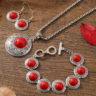 Set cadou, colier, bratara si cercei, PMWL34354