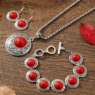 Set cadou, colier, bratara si cercei, PMWL34354