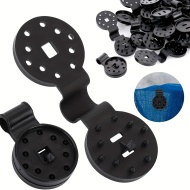 Set de 50 de cleme rezistente, din polipropilenă pentru panza de umbrire, PMDV169368