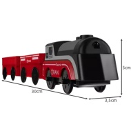 Trenulet electric, locomotiva cu doua vagoane, PM000198793
