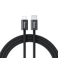 Benks Cable D46 braided - Type C to Lightning - PD 27W 3A 2 metres black, MGKABAV1704