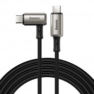 Cablu de date&Incarcare USB-C PD 3.1 Baseus Hammer, 100W (20V/5 Amperi), Transfer 4K HD, 1.5 Metri, Negru, PMCATPN-01