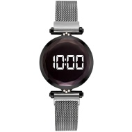 Ceas Dama Fashion Touch Screen Digital, Argintiu, LD093-V1