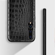 Husa pentru Huawei Mate 30, Pro cu protectie ridicata, TPU + Crocodil Design, rezistenta la socuri, negru