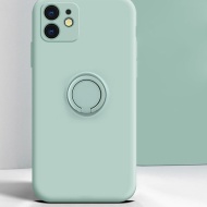 Husa pentru SAMSUNG GALAXY S21 ULTRA, Vennus Silicone cu inel, menta