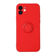 Husa pentru Xiaomi Redmi NOTE 10 5G / NOTE 10T 4G / 5G, Vennus Silicone cu inel, rosu