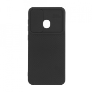 Husa Samsung Galaxy A30 - Silicon Antisoc cu Protectie Glisanta Pentru Camera - Negru