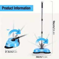 Mop Multifunctional 3 în 1 – Curatenie Rapida si Eficienta pentru Orice Suprafata, PMVX330541