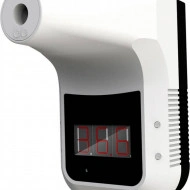 Scanner temperatura, termometru profesional medical IR , acumulator inclus , 50 oameni pe minut , fara contact , montaj perete sau trepied, acumulator si incarcator priza , pentru institutii , firme , scoli , sedii - Img 7