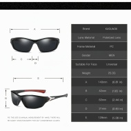 Set 4 Perechi Ochelari de Soare Polarizati, Barbati, PMAV84047