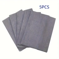 Set 5 lavete magice pentru curățat oglinzi și geamuri, ultra-absorbante, TMMV65545
