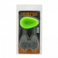Set Method Feeder 2 greutati 30g+50g+ incarcator silicon fluorescent, pescuit la feedder si lanseta