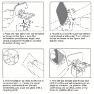 Suport auto pentru camera spate, PMGB13394