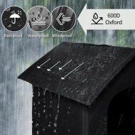 Căsuță de Exterior pentru Pisici – Impermeabilă, din Material Oxford, TMEG709519
