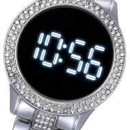 Ceas Dama Fashion Touch Screen Digital, Argintiu, LD092-V1 - Img 6