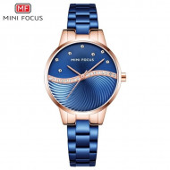 Ceas de dama, Mini Focus, Albastru, MINI001-ALBASTRU