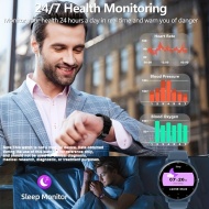 Ceas Smartwatch pentru barbati si femei, PMXJ55814-ALBASTRU