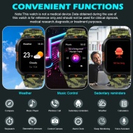 Ceas smartwatch sport, PMMD104806-NEGRU