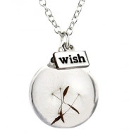 Colier cu sfera din sticla, Wish, COL167 - Img 3