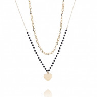 Colier fashion, placat cu aur 14K, PMNST14733