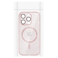Glitter Magsafe Case for Samsung Galaxy S25 Ultra pink clear, POK064478 - Img 3