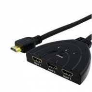 Hub HDMI Prolight APPC28, 3x1, 1920x1200, 12 bit, Negru, PMHOLM03493