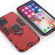 Husa iPhone 11 PRO Rosie Military cu Inel