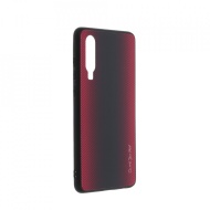 Husa pentru Huawei P30 - Husa Pro Shield Sticla Rosu cu Efect Gradient