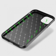 Husa pentru SAMSUNG GALAXY A02S, VENNUS CARBON ELITE, negru